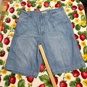Vintage Route 66 Baggy Denim Jorts